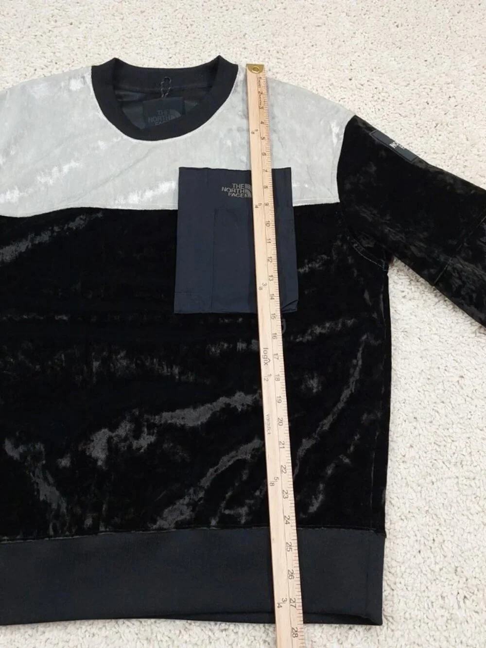 The North Face: Black Series Technical Velvet Crewneck Sweater Long Sleeve. Sz S